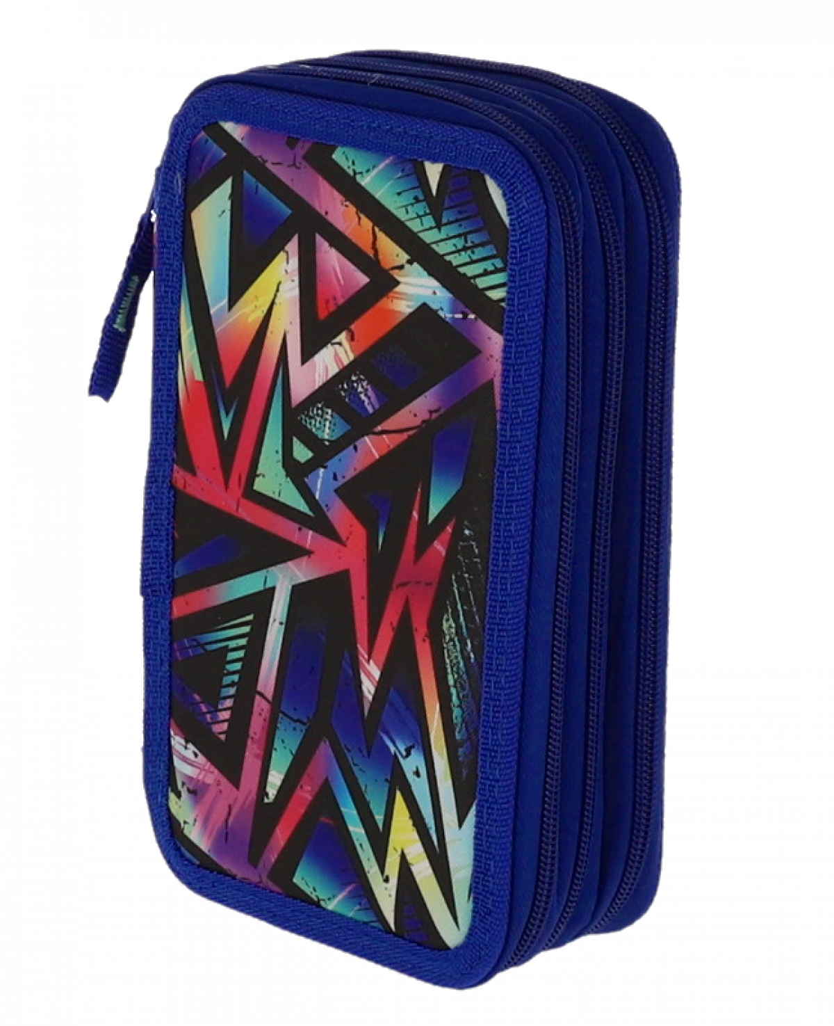 Penar SF Neechipat 3fermoare Albastru Geometric
